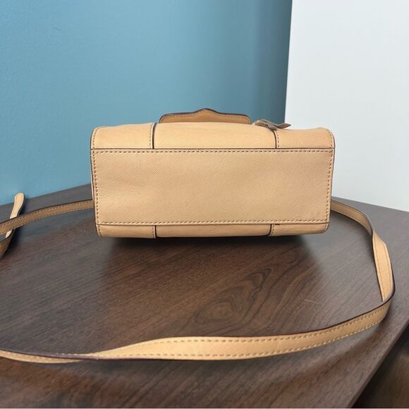 REBECCA MINKOFF Tan MAB Tote Crossbody Satchel Megan Darren MAC - Picture 6 of 10